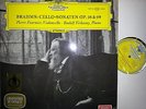 c52/ BRAHMS Cello Sonaten Sonatas  Fournier Firkusny DG Tulips 139119 SLPM NM