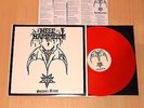 HELLHAMMER - SATANIC RITES LP RARE RED VINYL MINT  BATHORY MAYHEM BLACK METAL