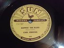 CARL PERKINS-Boppin' The Blues-Highly Sought After Rockabilly 78-SUN #243