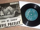 ELVIS PRESLEY Love Me Tender EP RARE HMV Rock N Roll DOO WOP 7EG8199