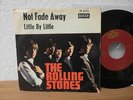 Single, Rolling Stones, Not Fade Away, Decca 60s Single Weisser Balken
