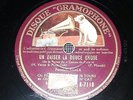 FERNANDE SAALA - Un baiser la douce chose  - 78 tours Gramophone Paul Misraki