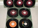 THE CRICKETS-BUDDY HOLLY Seven Brunswick/Coral/Liberty 45's Rockabilly Nice Lot