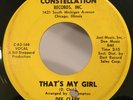 Northern Soul 45 Dee Clark That's My Girl on Constellation HEAR