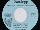Funk Soul 45 SINS OF SATAN (Trying To Get Back To) Natural Feelings NM HEAR