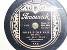 LOUIS ARMSTRONG Super Tiger Rag/Saint-Louis Blues BRUNSWICK FRANCE 500.490 E+ 78