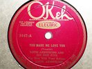 LOUIS ARMSTRONG & HIS HOT FIVE You Made Me Love You/Irish Black Bottom OKEH 8447