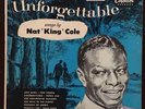 Unforgettable Songs By Nat 'King' Cole LP Records Vinyl Album T357