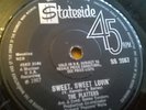 THE PLATTERS - SWEET SWEET LOVIN' - NORTHERN SOUL STATESIDE UK ORIGINAL 45