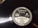 EDISON Record/CARL FLESCH-Violin Solos w.Piano/E