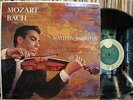NATHAN MILSTEIN- MOZART CONCERTO NO. 5 / BACH CONCERTO NO. 1- NM- GREEN/GOLD