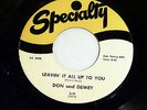Don and Dewey: Leavin' It All Up To You / Jelly Bean  [NEW & Unplayed]