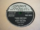 RICKY NELSON 78, YOUNG EMOTIONS / RIGHT BY MY SIDE 1960 LONDON EX