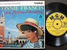 CONNIE FRANCIS SINGS ITALIAN FAVORITES - 45 PS 7 EP SOUTH AFRICA M.G.M EPJ 760