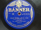 BILL PERRY’S ENTERTAINERS - ‘CRAZY WORDS - CRAZY TUNE’ BANNER 1922 - HOT SOLOS