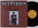 ART PEPPER Living Legend CONTEMPORARY LP VG++ autographed promo
