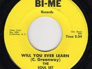 Soul Set - Will You Ever Learn / Please Don't Make Me Cry   RARE Northern Soul
