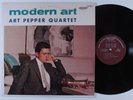 ART PEPPER QUARTET Modern Art SCORE LP