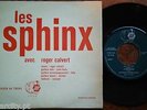 Les SPHINX Avec Roger Calvert 7''/45 FRANCE JBP Lyon ROCK TWIST