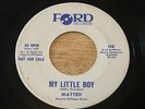 Rare TONI EDEN & MATTEO 45, Something Stupid / My Little Boy, Ford 148