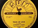 * JOHNNY CASH Train of Love/There You Go ROCKABILLY ROCKER Sun 258   78 HEAR