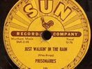 Prisonaires Sun 78 Rpm #186 - Just Walkin' In the Rain w/ Baby Please Doo Wop
