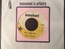 45 RPM Dolly Parton MONUMENT 922 Don't Drop Out Control NORTHERN SOUL TEEN