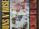 Guns N' Roses Appetite for Destruction BANNED COVER - Grey Marble Vinyl Record