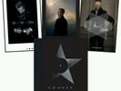 DAVID BOWIE - Blackstar (DELUXE CLEAR VINYL ALBUM + 6 LITHOGRAPHS) 2 sets of 3