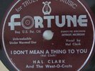 HAL CLARK AND THE WEST-O-CRATS FORTUNE 146 I DON'T MEAN A THING TO YOU 78RPM $$$