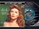 JULIE LONDON 3 EP SET (complete) LONELY GIRL on LIBERTY LEP-3012 1,2,3 NM