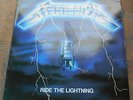 LP METALLICA Ride The Lightning 1st FRANCE, EX