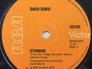 RIP DAVID BOWIE STARMAN SUFFRAGETTE CITY RARE 1972 AUSTRALIAN RELEASE SINGLE