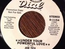 JOE TEX Under Your Powerful Love 45, NORTHERN SOUL Dial Promo NM-