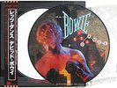 DAVID BOWIE LP Let's Dance 1983 PICTURE DISC JAPANESE w/ Obi + Outer + Insert
