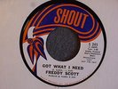 NORTHERN SOUL 45 Freddy Scott Got What I Need Shout 245 Promo M-  Hear MP3