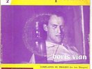 BORIS VIAN chansons possibles PHILIPS 432.033 presque introuvable