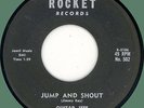 GUITAR JEFF & CREOLES Jump and Shout / Puppy Love 45rpm Rocket 1961