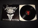 VENOM BLACK METAL LP 1982 ORIGINAL RED GOAT LABEL SILVER LOGO NEAT 1005  RARE 