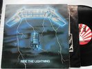 METALLICA Ride the lightning METAL CANADA BANZAI 1st Press 1984 LP BRC1909 Inner