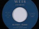 Blues 45 JOHNNY LITTLE JOHN Bloody Tears WEIS VG+ HEAR