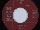 Blues 45 GEORGE LEE Shake It Baby SOUL VG++/NM HEAR