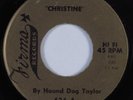 Blues Rocker 45 HOUND DOG TAYLOR Christine FIRMA HEAR