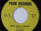 Doo Wop 45 QUINTONES More Than A Notion PARK HEAR