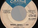 FRANKIE AND THE CLASSICALS What Shall I Do NORTHERN SOUL promo 45 listen