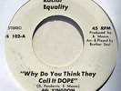 4TH KINGDOM M- funk soul 45 on CORE *HEAR* Why Do You Think They Call it Dope