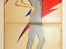 David Bowie Aladdin Sane 1973 gatefold LP c/w fan club insert RS1001 matrix 3T