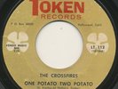 CROSSFIRES on Token —ONE POTATO TWO POTATO— garage rock 45 | TURTLES | LISTEN