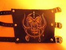 Motorhead Warpig with nose ring LEATHER Band MUST SEE Lemmy Kilmister SCARCE 
