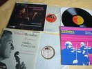 YEHUDI MENUHIN.  BEETHOVEN VIOLIN CONCERTO + J.S.BACH CONCERTO +  3 X MIXED LPs.